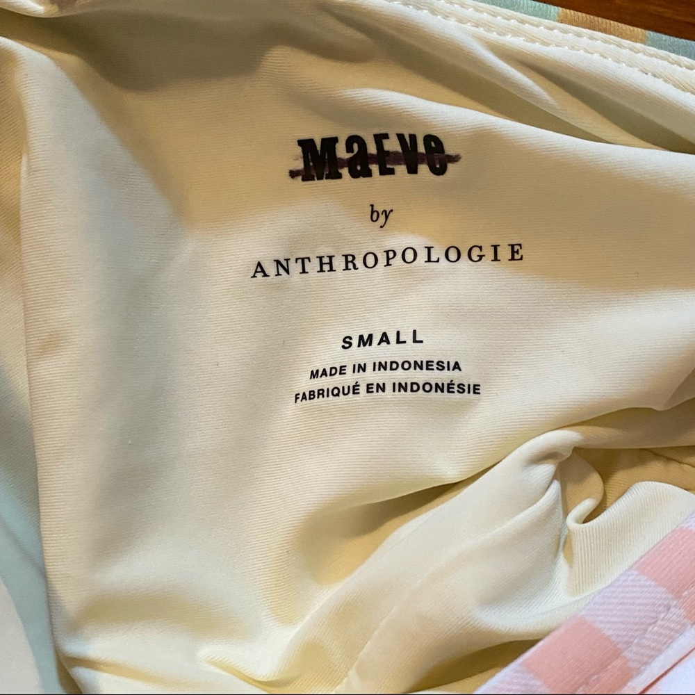✨HP✨Anthropologie Maeve Yvette Strappy One-Piece Swimsuit NWOT - Picture 8 of 8